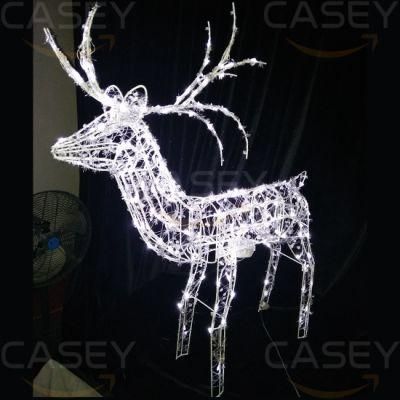 LED Christmas Acrylic Ights Snowman Shopping Mall Decoration Snowman 3D Acrylic Motif for Christmas