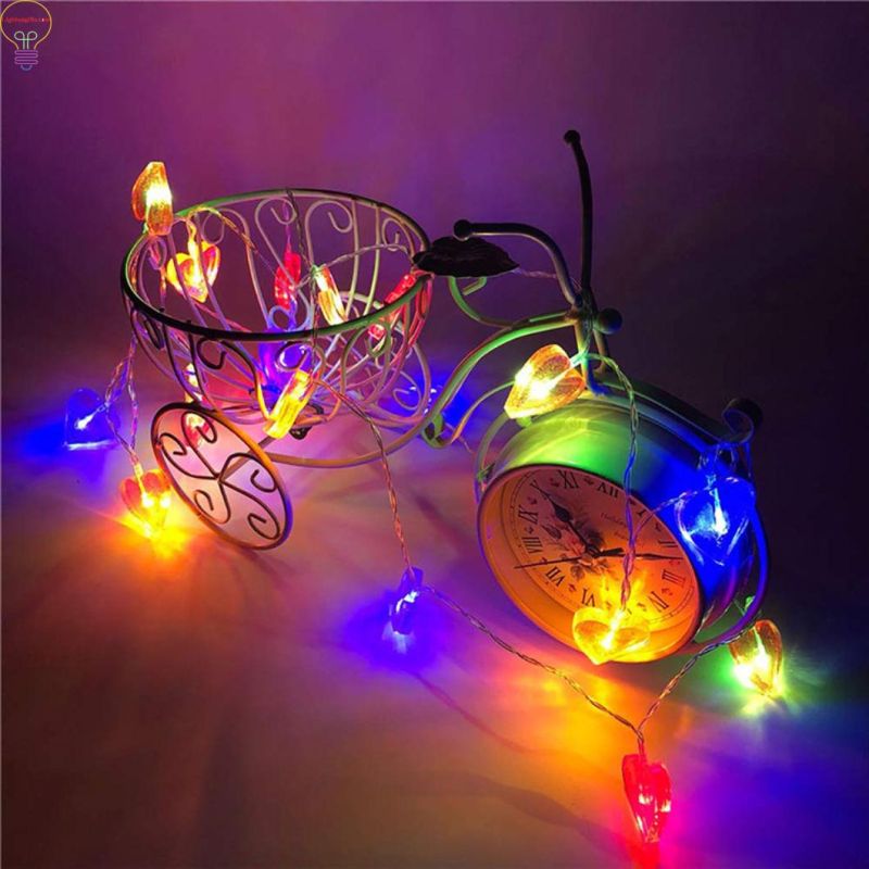 LED Heart String Twinkling Strings Lights LED Lamp String