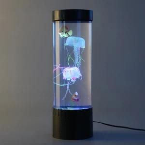Jellyfish Lamp Aquarium Mood Light Large Cylinder Tank
