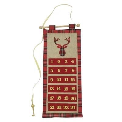 Wholesale 24 Empty Gift Bags Custom Hanging Christmas Advent Calendar