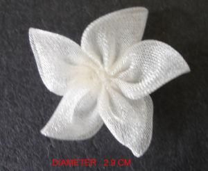 Garment Accessories Multicolour White Any Size Organza Flower Gifts and Crafts Artificial Flower
