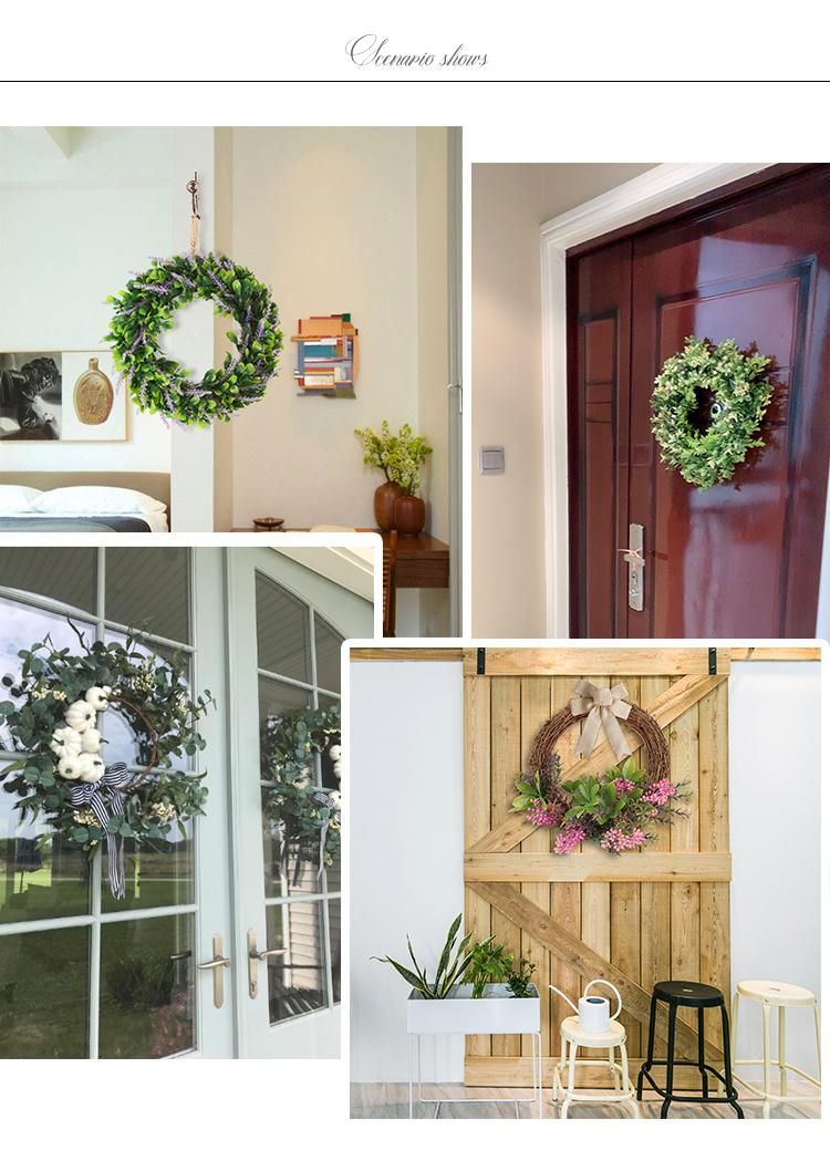 Handmade Door Hanging Outdoor Home Decor Christmas Garland Decoration Christmas Wreath