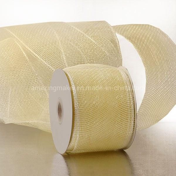 Ronmatic Crystal 4′′ Deco Mesh Ribbons for Wedding Wreath Wrapping
