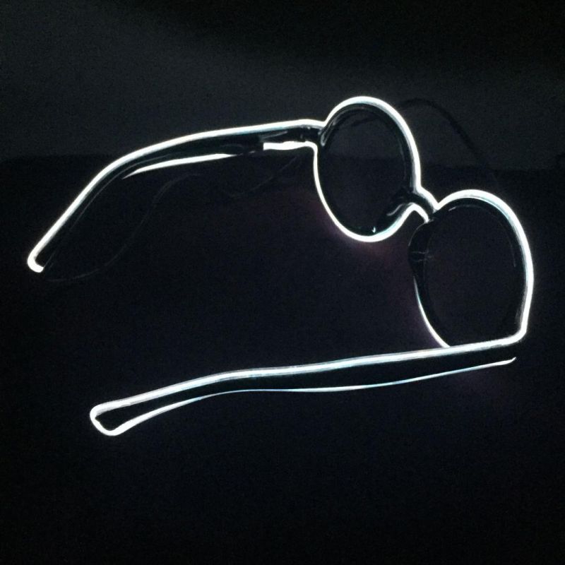 LED Glasses Glow Eye Glasses EL Wire Glowing Party Rave