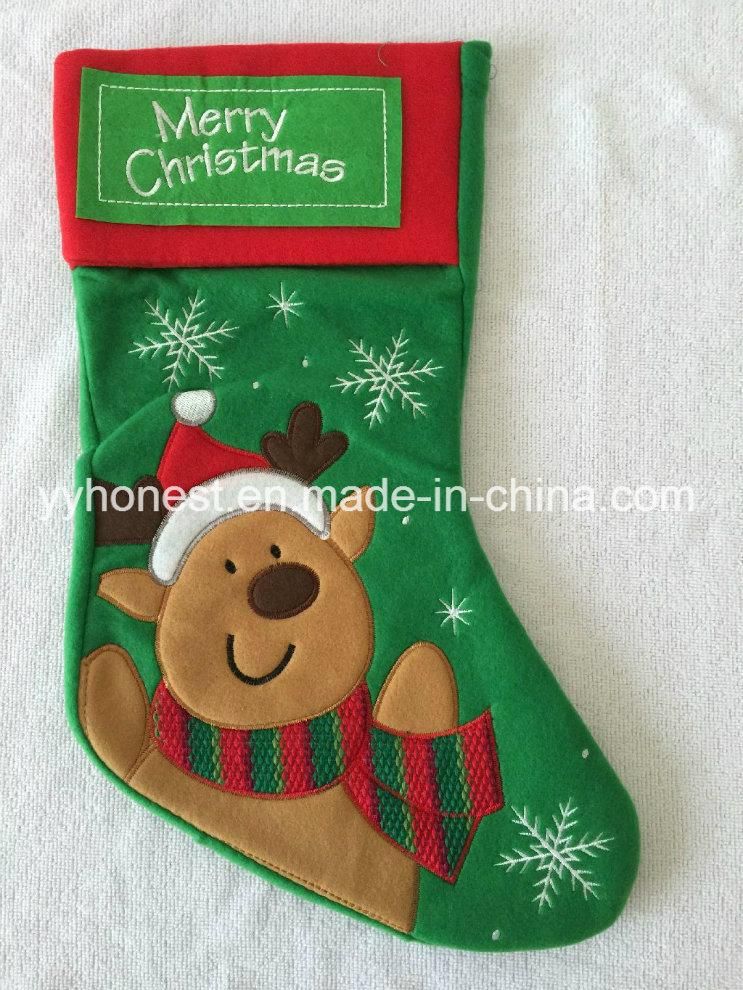 Large Customized Wholesale Bulk Animal Christmas Stocking Sock