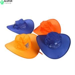 Folding Cap Hat with Pouch Custom Made Polyester Foldable Cowboy Hat