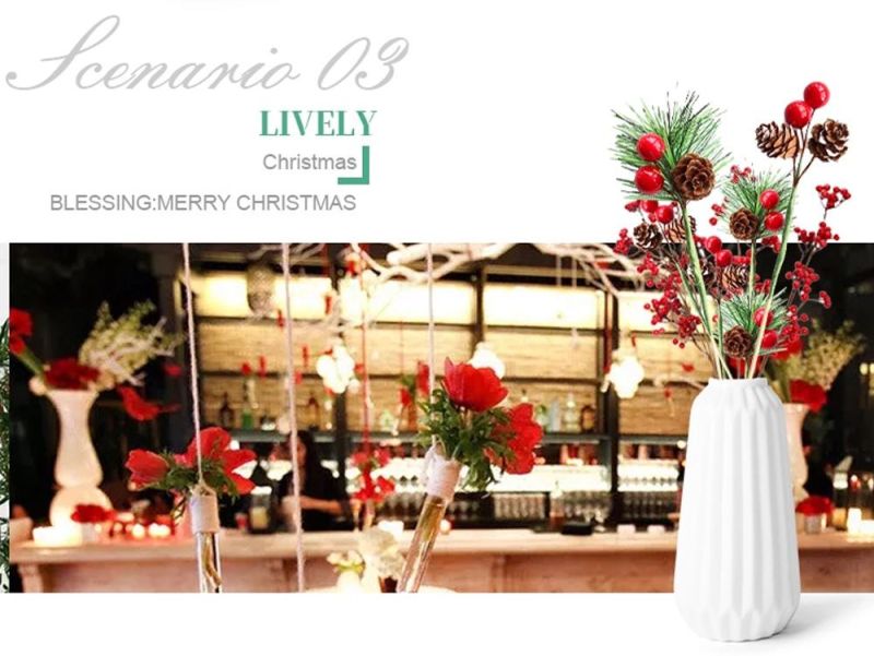 Factory Price Merry Christmas 40cm Red Berry Wreath
