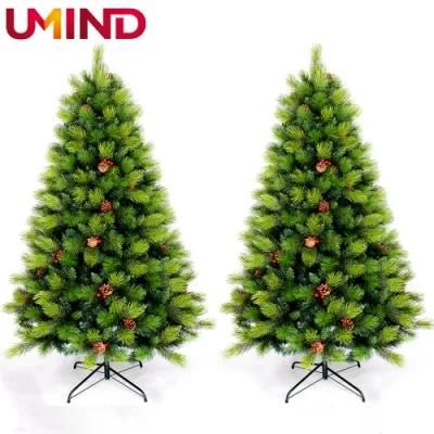 Yh1903 Popular Product Green PVC PE Metal Base Christmas Tree for New Year Celebration Wedding Party Decoration Tree