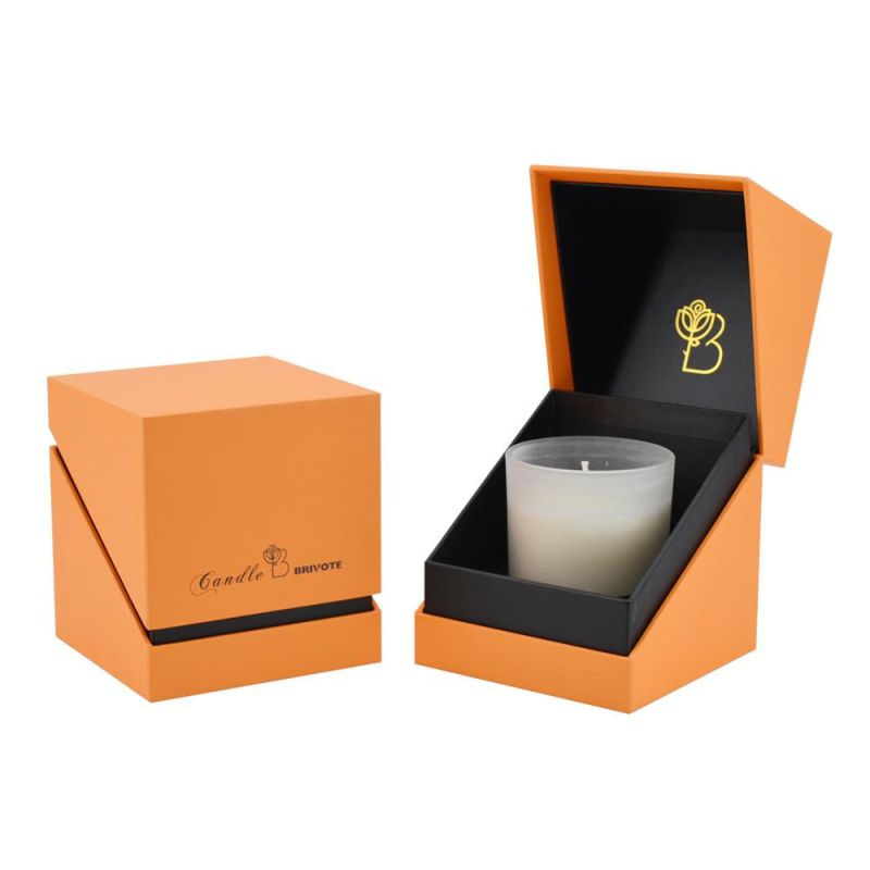 Luxury Custom Logo Round Paper Packaging Candle Box