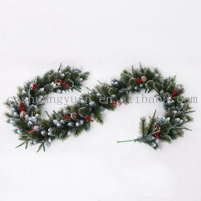 New Design Christmas Garland Rattan for Holiday Wedding Party Decoration Supplies Hook Ornament Craft Gifts