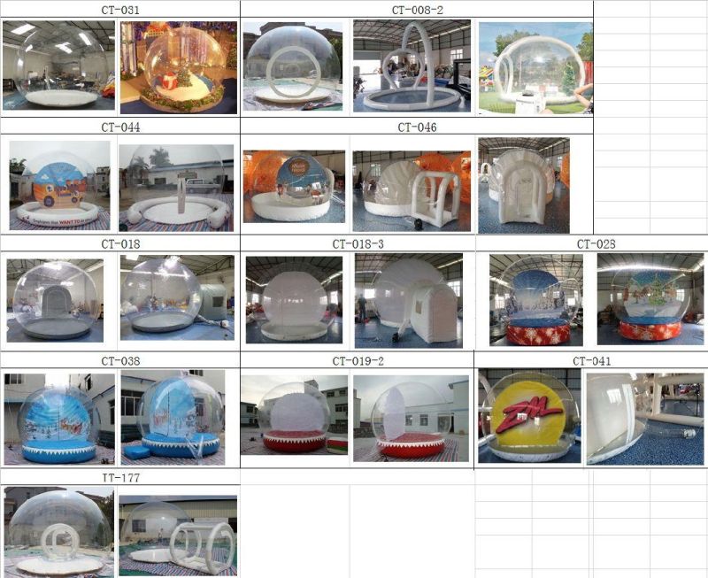 Inflatable Snow Globe Car Bubble Showcase