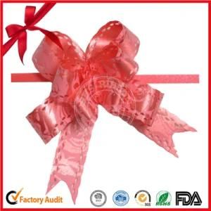 2016 New Design Hot-Selling Packing Wrap Gift Pull Ribbon Bows / Wholesale Christmas Gift Butterfly Ribbon Pull Bow for Gift