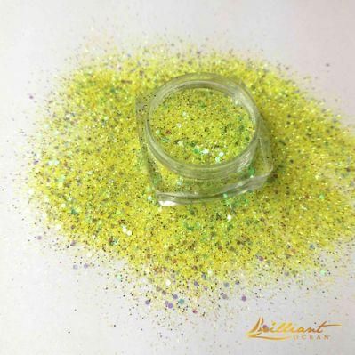 Mixed Colors and Sizes Pet Glitter Powder for Tumbler