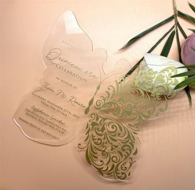 Luxury Greeting Card Wedding Invitation Card Customized Logo Designs Wedding Invitation