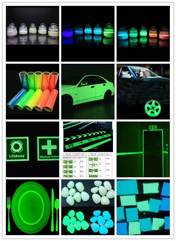 Fine Phosphorescent Pigment for Fabric Printing