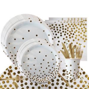 Disposable Banquet Tableware Birthday and Wedding Party Decoration Supplies