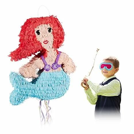 Kid Birthday Party Supplies Mexico Handmade DIY Mermaid Pinata