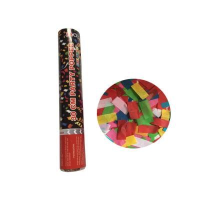 Party Supplies Muliti Color Party Popper Handheld 30cm-100cm Hot Selling Wedding Confetti Cannon