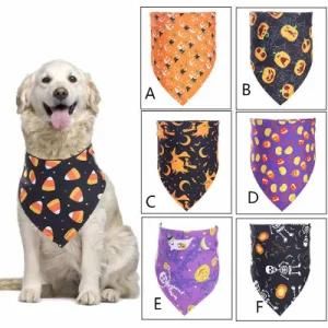 Halloween Bib Grooming Accessories Band Collar for Your Pets