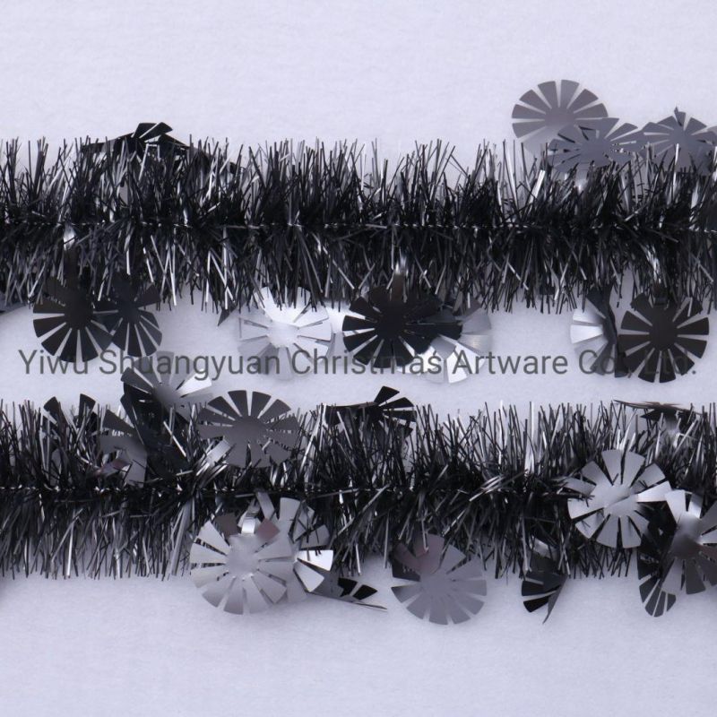 Black Shredded Tinsel Tinsel String Cheap Christmas Tinsel Colored Christmas Tinsel