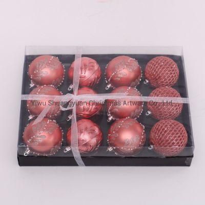 Xmas Tree Hanging Ornaments Plastic Ball