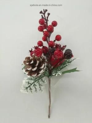Christmas Tree Decorations Xmas Accessories Pick with Short Stem