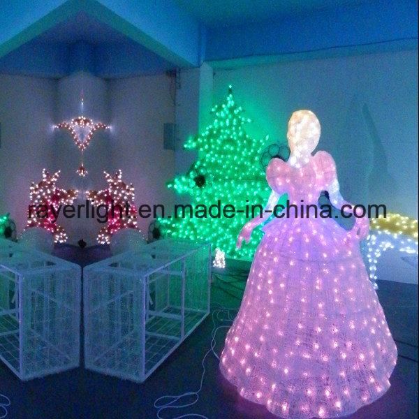 LED 3D Motif Lights Xmas Santa Claus Christmas Decorations