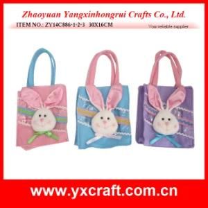 Easter Decoration (ZY14C886-1-2-3 30X16CM) Easter Decoration Ornament Handicraft Rabbit