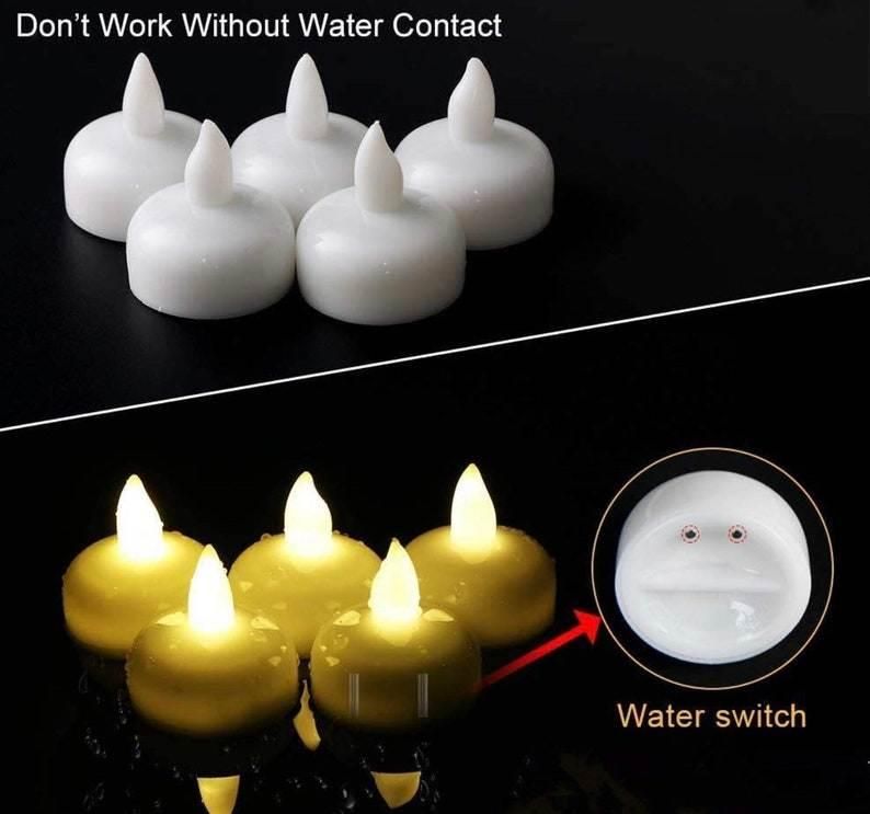 Bulk LED Waterproof Floating Candle Decorative