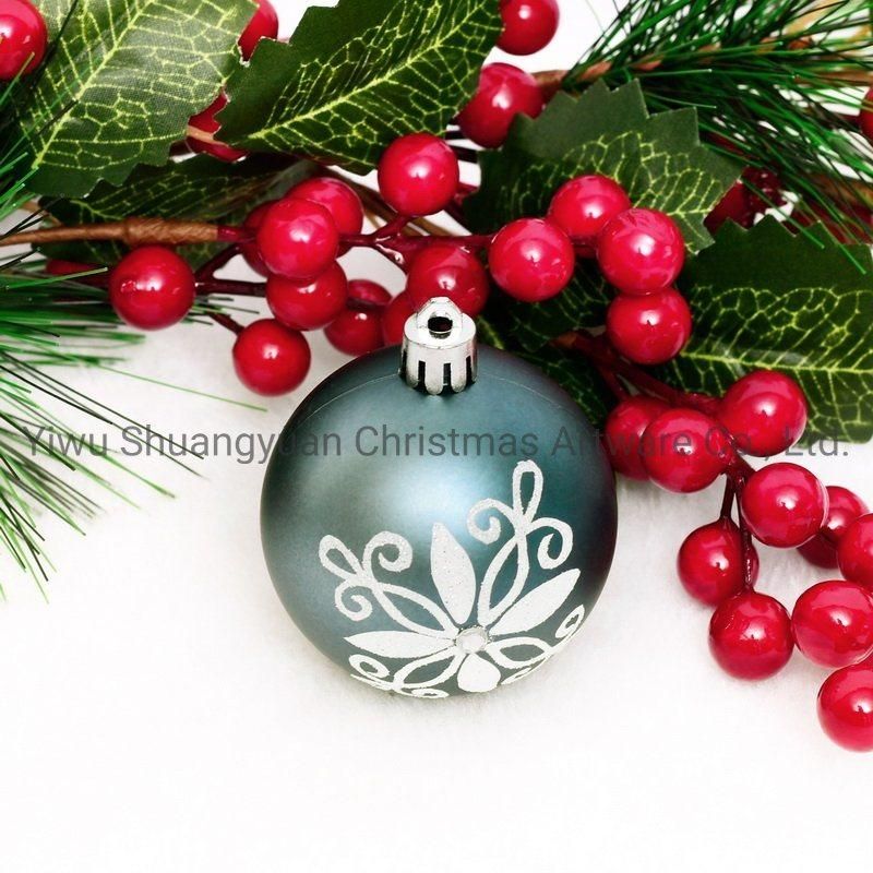New Design Christmas Ball for Holiday Wedding Party Decoration Supplies Hook Ornament Craft Gifts