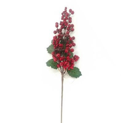 Hot Sale High Quality Christmas Decoration Artificial Red Berry