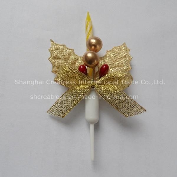 Fancy Christmas Cake Decorative Candle