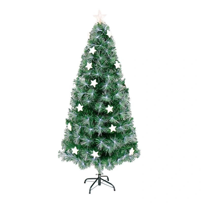 Blue Fiber Optic Christmas Tree Decorative Christmas Tree with LED Lights