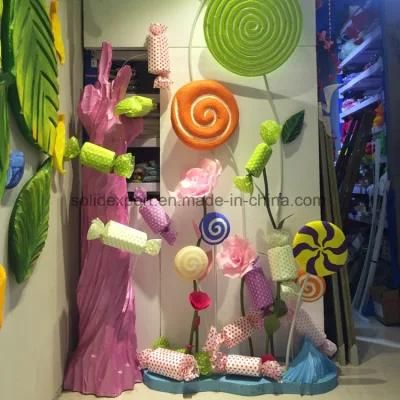 Festival Decoration Candy Christmas Shopping Mall Scene Setup Decoration