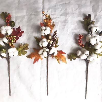 Wholesale Artificial Flowers Picks for Christmas Decoration Xmas Ornaments
