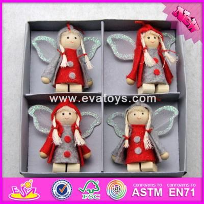 2017 New Products Baby Cartoon Dolls Wooden Cheap Toys for Christmas W02A233