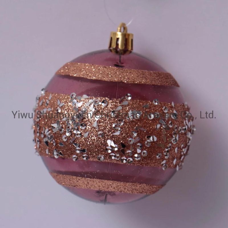 Plastic Hand Painted Tree Hnaging Ball