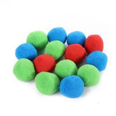 Pompom Multicolor Soft Fluffy Plush DIY Crafts Ball Party Home Decoration Sewing Craft Supplies Wbb17634