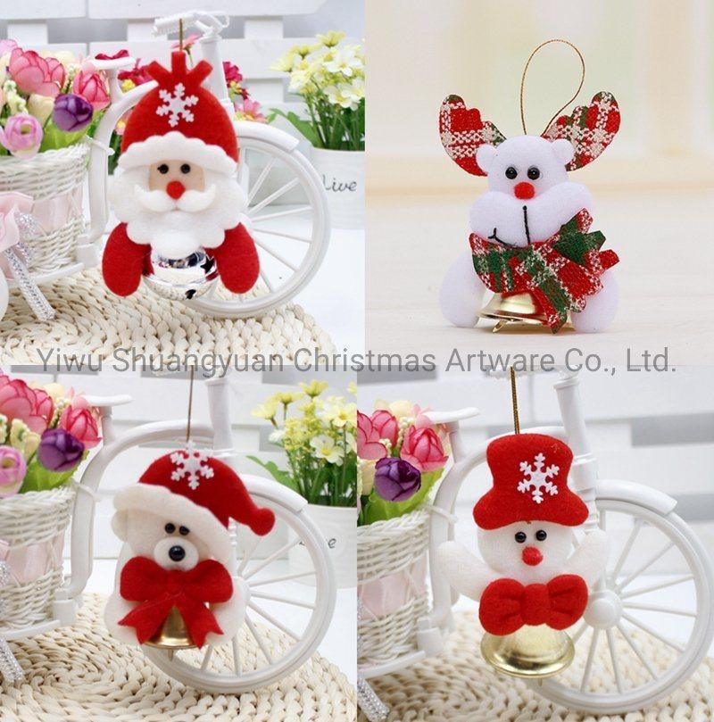 Christmas Hanging Bell for Holiday Wedding Party Decoration Supplies Hook Ornament Craft Gifts