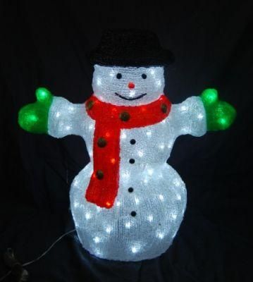 Acrylic Snowman Light (IL 1217)