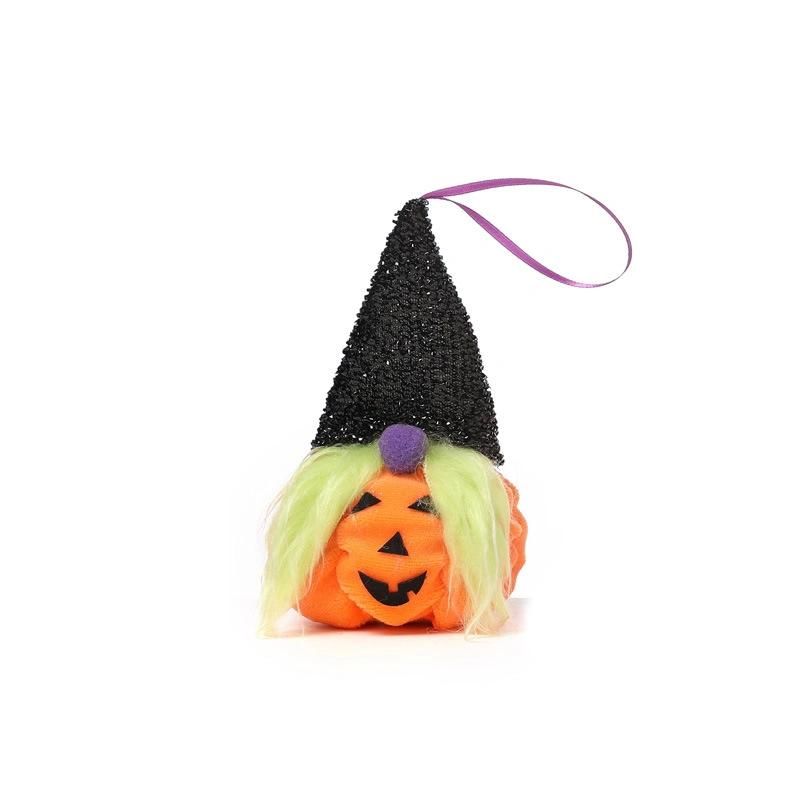 Cross-Border New Halloween Decorations Pumpkin Head Rudolph Pendant Haunted House Atmosphere Costumes Props Hanging Ornaments