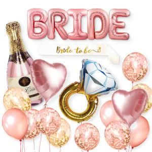 Bride-to-Be Bride Balloon Confetti Balloon Bachelor Party Decoration