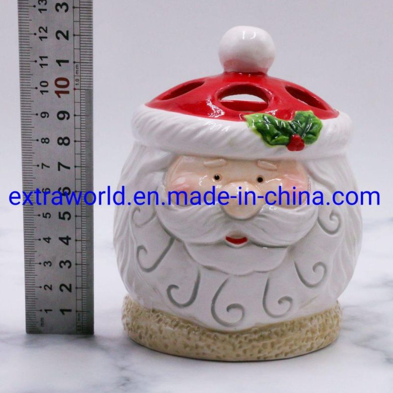 Customized Christmas Ceramic Snowman Cookie Jar