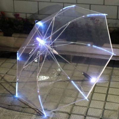 LED Umbrella Golf Umbrella on The Shaft/Built in Torch on Bottom