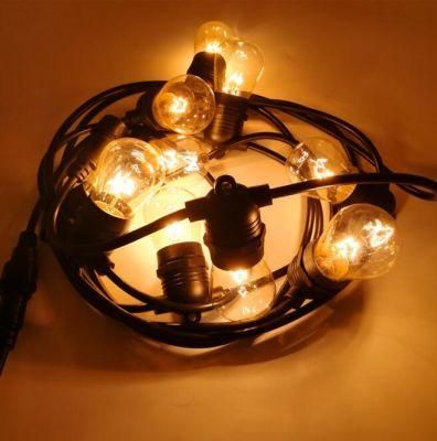 E26 Waterproof Lamp String Waterproof Male and Female Head E17 Lamp Holder Power Cord IP65 Waterproof Lamp String S14 Lamp String