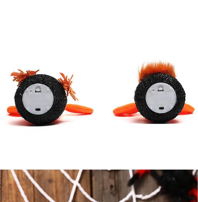 Amazon′ S New Cross Border Halloween Ear Spider Doll Ornaments Without a Face Light Ball Ornaments