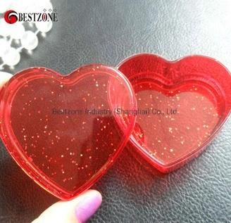 Valentines Day Plastic Heart Containers Boxes Decoration