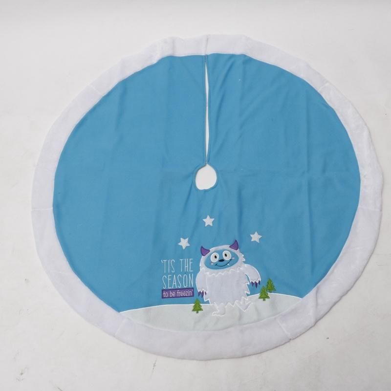 Wholesale Artificial Christmas Tree Best Partner 120cm Big Size Christmas Embroider Skirt