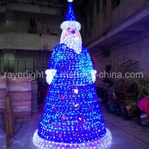 Outdoor Christmas LED Santa Decoration Light Motif Lights