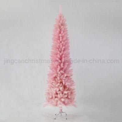 2022 Hot Selling Customized Pink PVC Pencil Christmas Tree